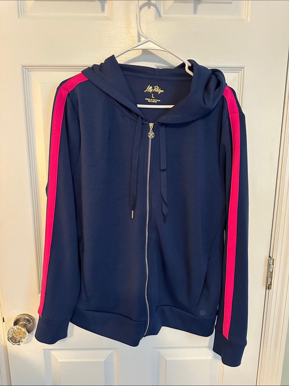 Lilly Pulitzer Fenella Zip-Up Hoodie. SPF 50